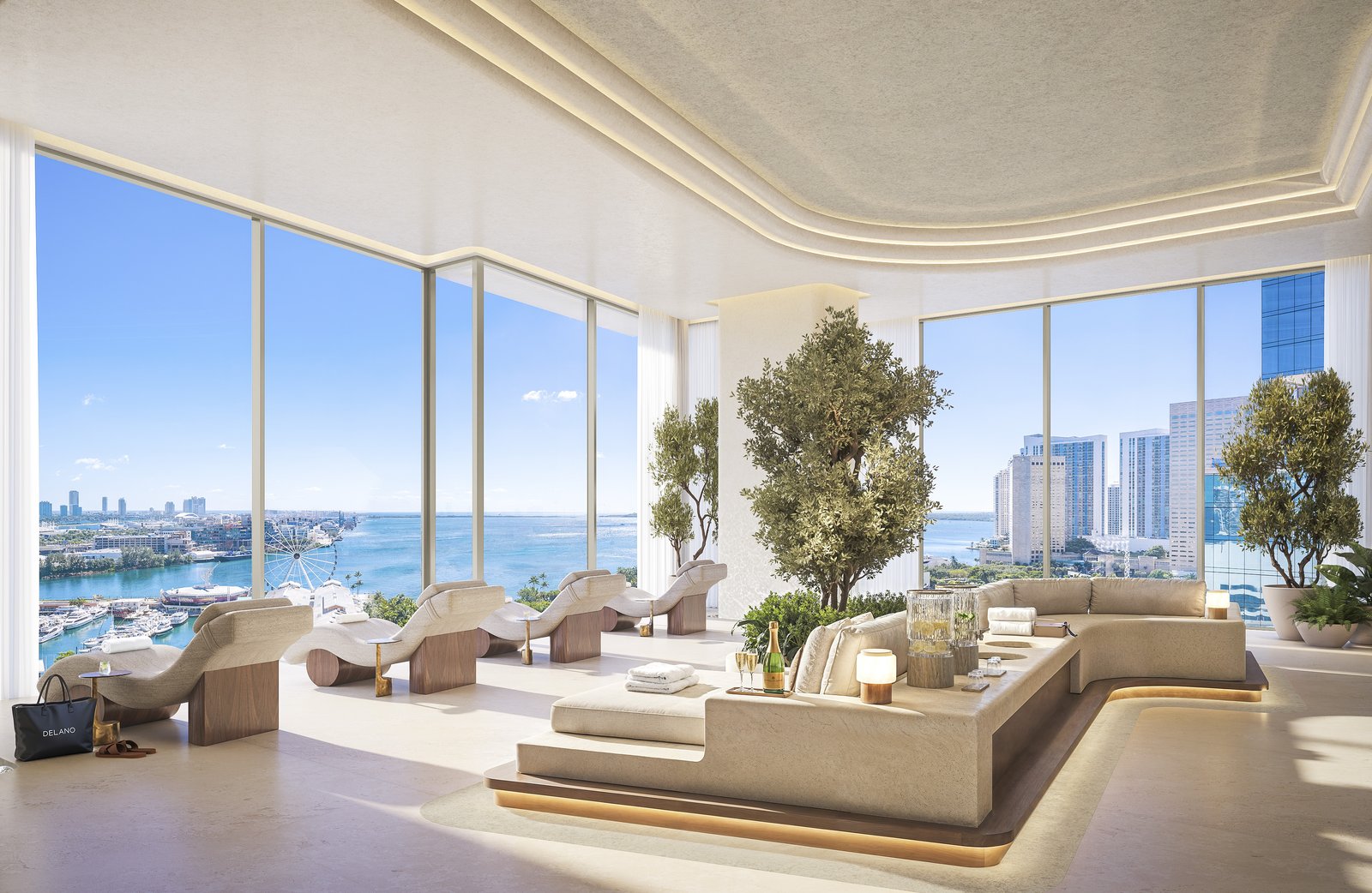 Delano Members' Club — private lounge exclusive to D Residences owners