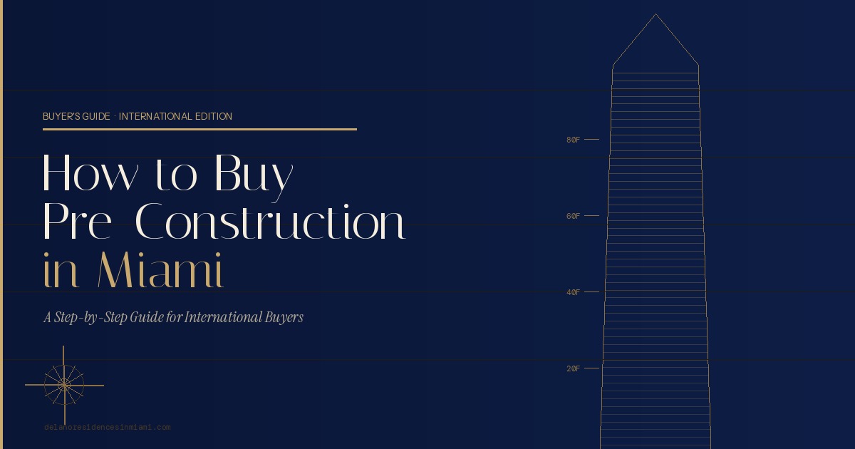 How to Buy Pre-Construction in Miami — International Buyers Guide